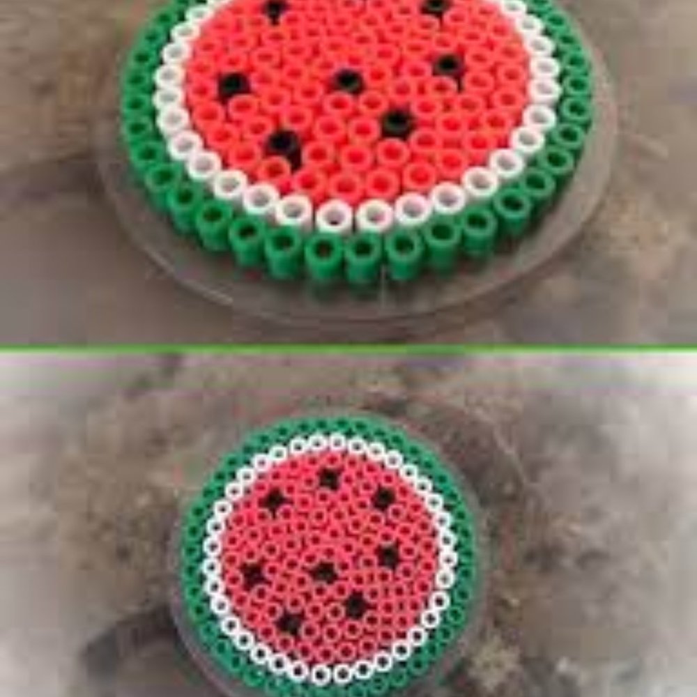 fuse bead watermelon